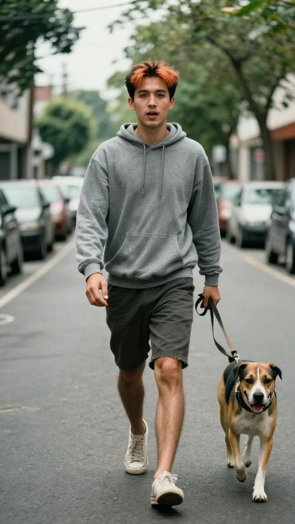 El perro tira