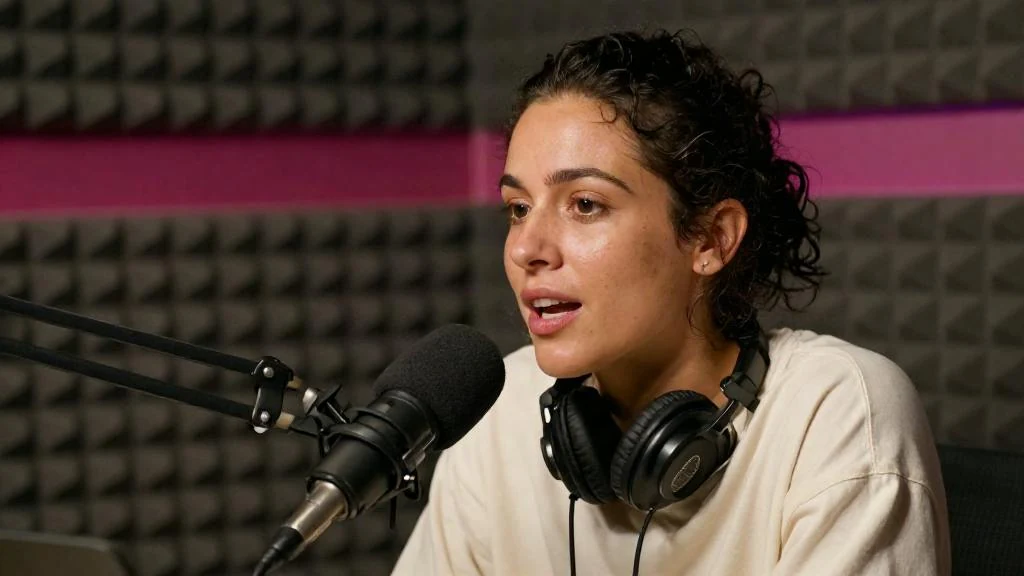 Estudio de podcast
