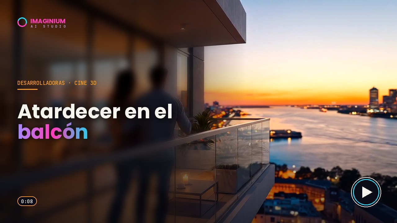 Atardecer en el balcón