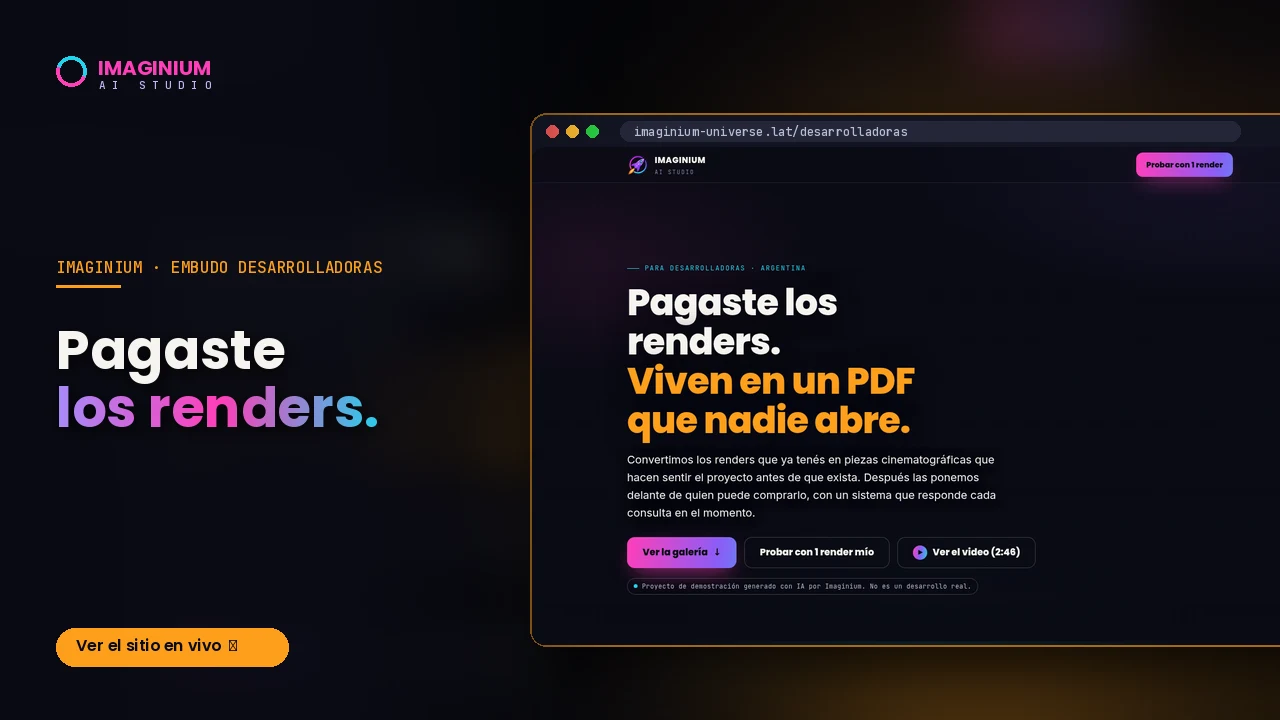 Pagaste los renders