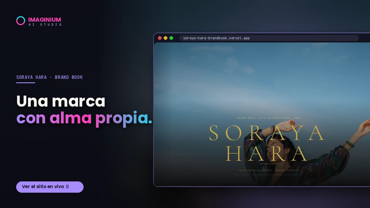 Soraya Hara · Brand Book 2026